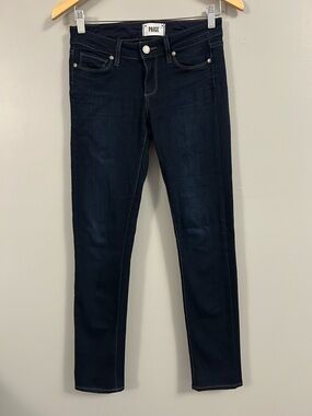 PAIGE Midnight Indigo Skyline Skinny Jeans Size 25